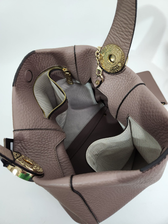 Сумка-тоут Carlo Salvatelli cs762 double taupe