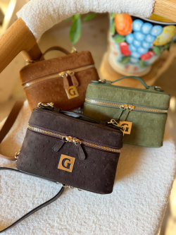 Мини-боулер Gironacci gir0512 nabuk safari/vitello cuoio/legno