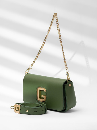 Сумка-багет Gironacci gir2290 charme/calf muschio/lilla