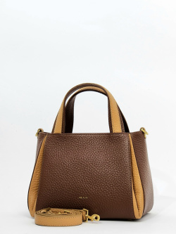 Мини-сумка Arcadia ar4759 zodiaco mocha/mandorla Мини-сумка Arcadia ar4759 zodiaco mocha/mandorla