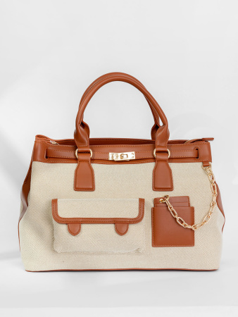 Сумка-боулер Tosca Blu Fiordaliso TS242B130 tan