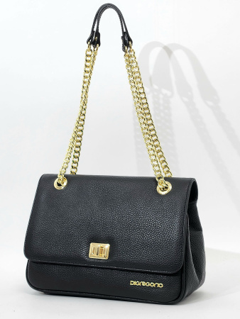 Сэтчел Di Gregorio gr1629 vitello nero oro