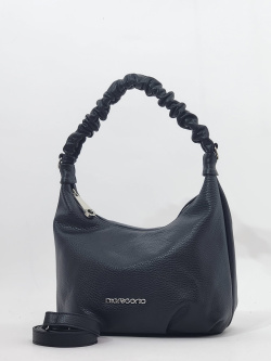 Мини-хобо Di Gregorio gr9153 vitello nero argento