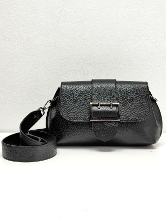 Сумка-багет Di Gregorio gr8745 zodiaco nero argento scuro