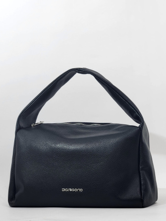 Сумка-хобо Di Gregorio gr9156 vitello nero argento