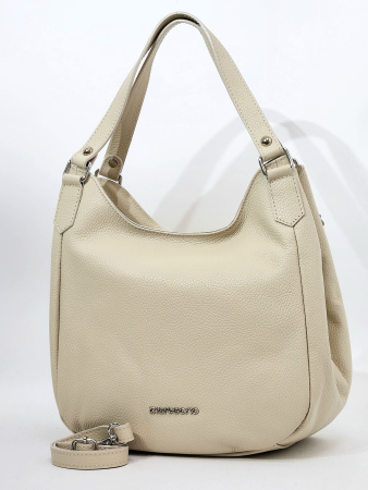 Сумка-хобо Di Gregorio gr8947 vitello latte argento