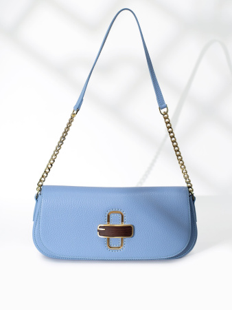 Сумка-багет Gironacci gir3162 vitello/calf cielo