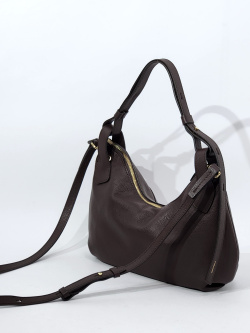 Сумка-хобо Loristella ls3139 cioccolato