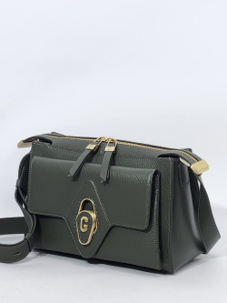 Сумка-боулер Gironacci gir3172 vitello/calf loden/cuoio
