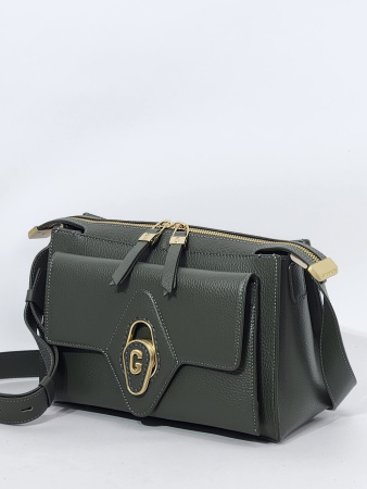 Сумка-боулер Gironacci gir3172 vitello/calf loden/cuoio