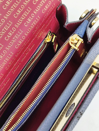 Сумка-багет Carlo Salvatelli cs462 cervino blu