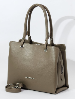 Сумка-тоут Di Gregorio gr2987 vitello taupe argento