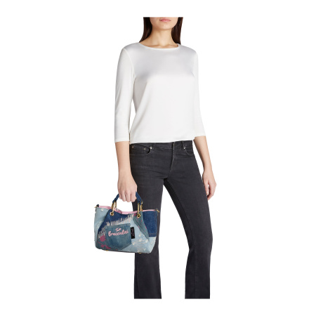 Сумка-тоут Braccialini Amy Jeans B18820-TY 200 tessuto/polisynt blu