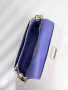 Сумка-багет Gironacci gir2290 vitello/calf off white/viola