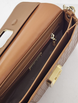 Сумка-багет Gironacci gir2290 rico lux/vitello/calf cuoio/legno