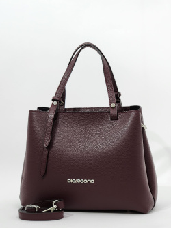 Сумка-тоут Di Gregorio gr9147 vitello bordo argento