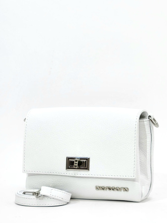 Клатч Di Gregorio gr8945 vitello bianco argento