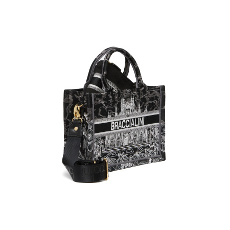 Тоут-шоппер Braccialini Queen B18590-TY 3250 tessuto/polisynt milano