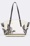 Сумка-тоут Cromia Metro Leaf cr1406260 bianco/nero