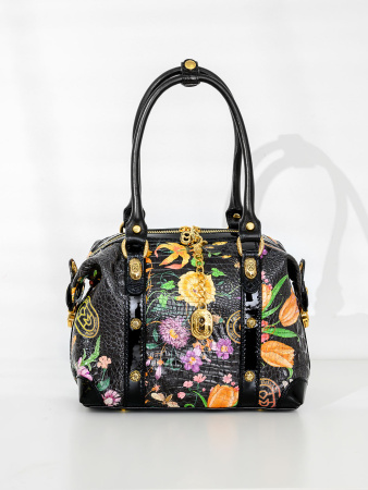 Сумка-боулер Marino Orlandi mo4670 cocco fiori nero