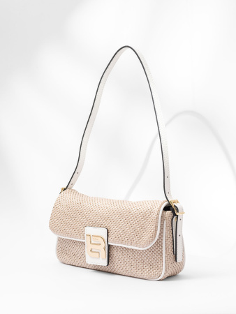 Мини-сэтчел Ripani Rosalind rpE662CO 00427 ecru/bianco