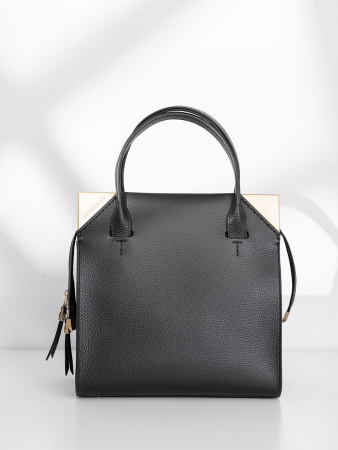 Сумка-боулер Gironacci gir3313 vitello/calf nero/lilla