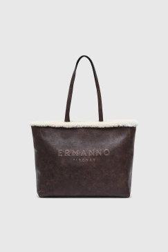 Сумка-тоут Ermanno Scervino Vanessa Fur sce12401988 t.moro