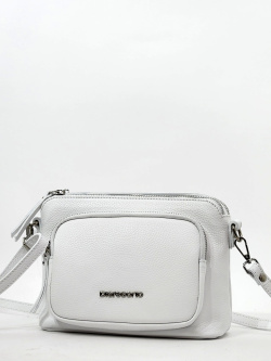 Сумка Di Gregorio gr9177 vitello bianco argento