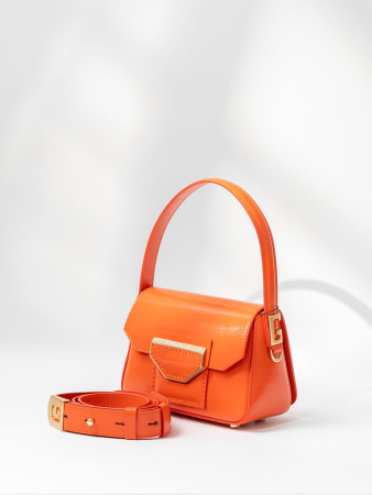 Мини-сэтчел Gironacci gir3130 naplak/calf arancio/phard