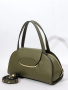 Сумка-боулер Gironacci gir3270 vitello/calf oliva/cuoio