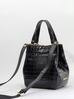 Мини-шоппер Gironacci gir3430 rico lux/vitello nero/nero
