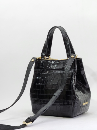 Мини-шоппер Gironacci gir3430 rico lux/vitello nero/nero