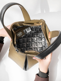 Сумка-тоут Arcadia ar4758 zodiaco vegetale/nero