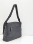 Деловая сумка Di Gregorio gr160 vitello nero argento scuro