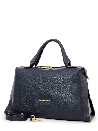 Сумка-боулер Di Gregorio gr1962 vitello blu oro