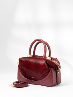 Сумка-боулер Arcadia ar9034 cavallino vinaccia