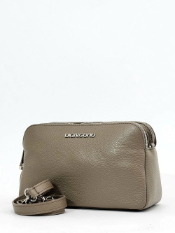 Сумка-багет Di Gregorio gr8798 vitello taupe argento