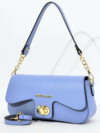 Сумка-багет Di Gregorio gr8836N vitello azzurro oro