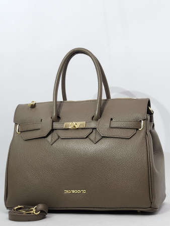 Сумка-боулер Di Gregorio gr9210 vitello taupe oro