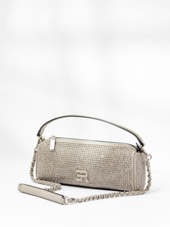 Сумка-багет Ermanno Scervino Verly Studs sce12402004 silver