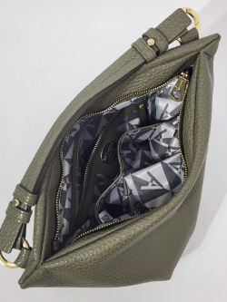 Сумка-хобо Arcadia Mirta ar1652 bom olive
