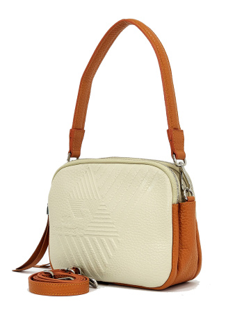 Мини-боулер Sara Burglar sb1211 bufalo run beige/cuoio