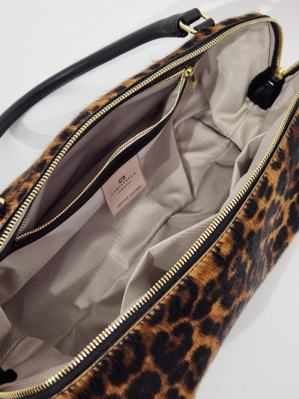 Сумка-боулер Loristella ls3195C leopardo/nero
