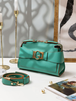 Сумка-боулер Gironacci gir3123 vitello/calf caraibi/cuoio