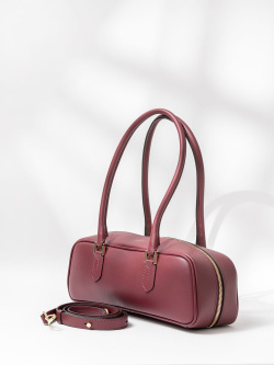 Сумка-боулер Loristella Linda ls3029 burgundy