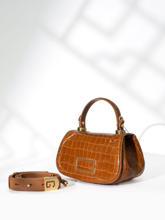 Мини-сэтчел Gironacci gir3140 rico lux/vitello cuoio/legno