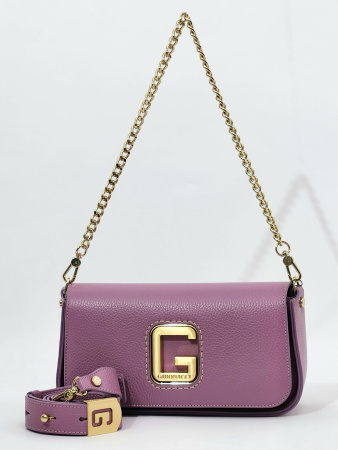 Сумка-багет Gironacci gir2290 vitello/calf orchidea/cuoio