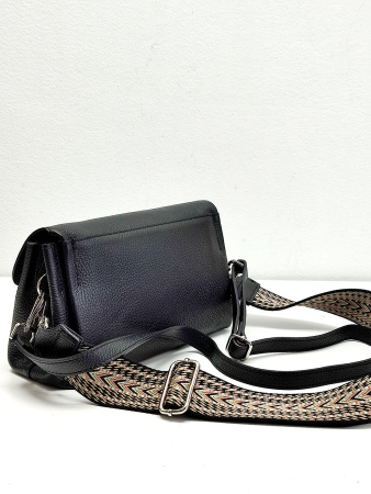 Сумка-багет Steffalini st4128 vitello nero