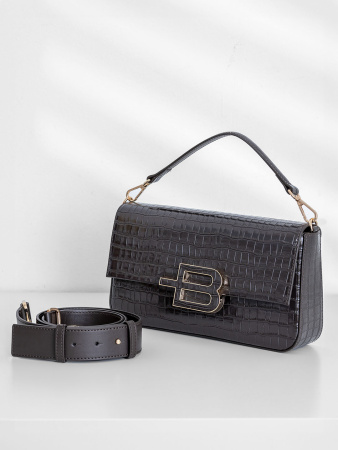 Сумка-багет Baldinini B-Magnetic Comp.1300 G4DPWGBH0022026 dark brown