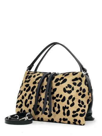 Сумка-боулер Ripani Rondine rp1492OZ 00305 nero/camel